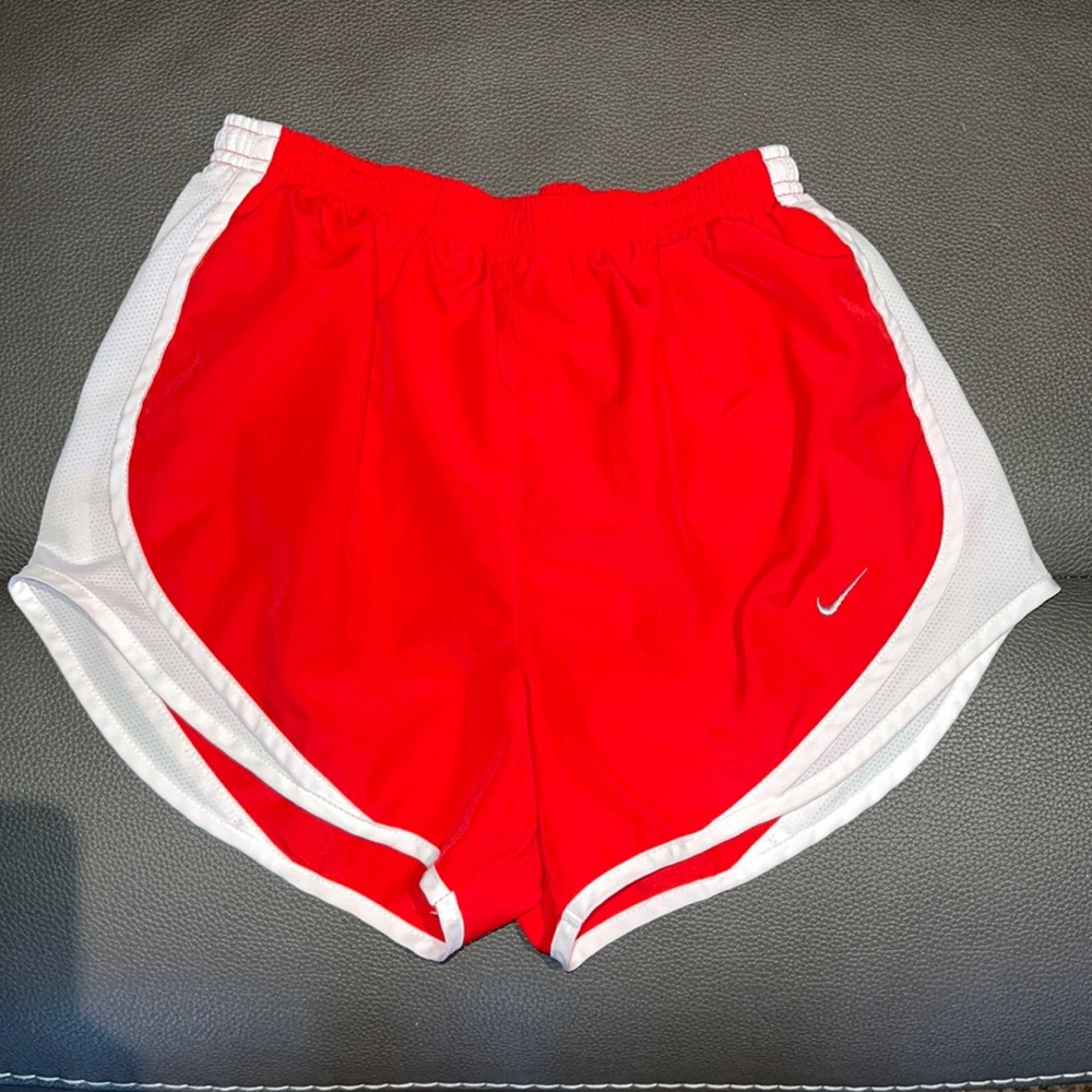 Red Nike shorts size SMALL